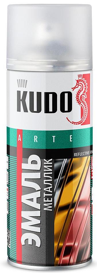 Эмаль универсальная металлик KUDO REFLECTIVE FINISH KU-1025 Алюминий