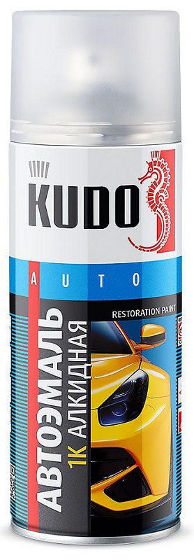 Эмаль алкидная  KUDO KU-4074 1K автомобильная ремонтная ВАЗ  Мулен Руж 458
