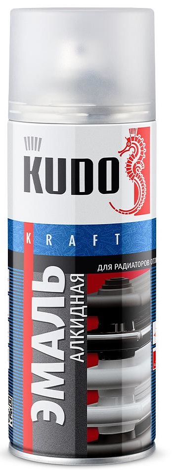 Эмаль для радиаторов отопления KUDO KU-5103 Чёрная матовая