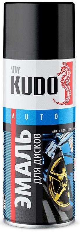 Эмаль для дисков KUDO KU-5203  Чёрная