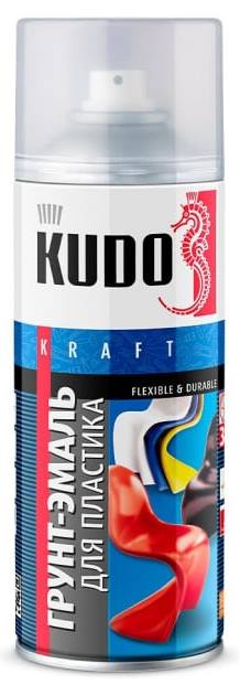 Грунт-эмаль для пластика KUDO KU-6011 Коричневая RAL 8017