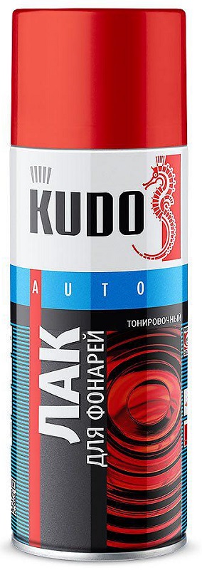 Лак для тонировки фонарей KUDO KU-9022, Красный