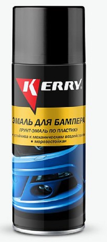 Эмаль для бампера Kerry KR-961-1 серая, (аэрозоль) 
