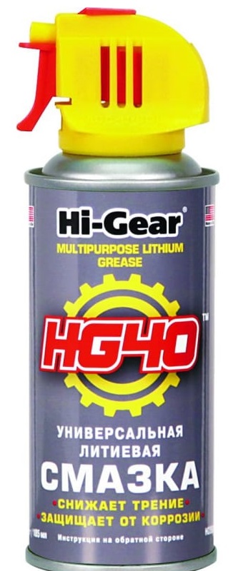 Универсальная литиевая смазка Hi-Gear HG5504, аэрозоль