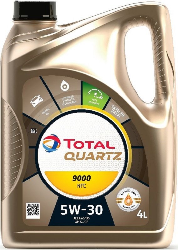 Масло моторное синтетическое Total 10990501 QUARTZ 9000 FUTURE NFC 5W-30, 4л