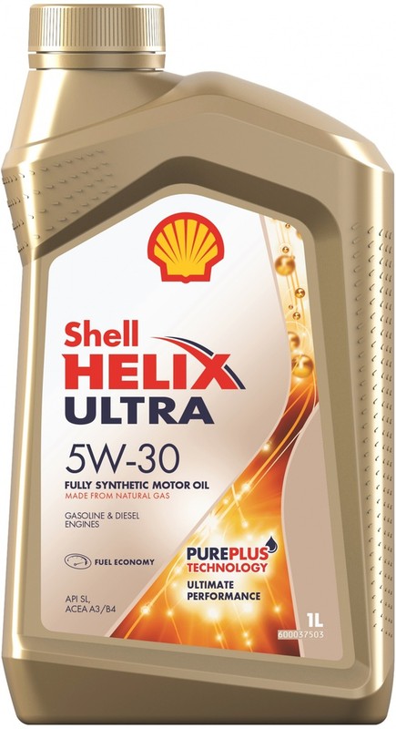 Масло моторное синтетическое Shell 550046383 Helix Ultra 5W-30, 1л