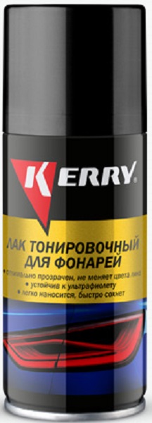 Лак для тонировки фонарей Kerry KR9631,черный
