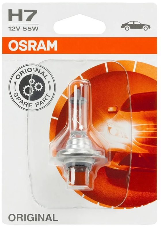 Лампа автомобильная Osram Original Line H7 6421001B PX26d (12V, 55W)