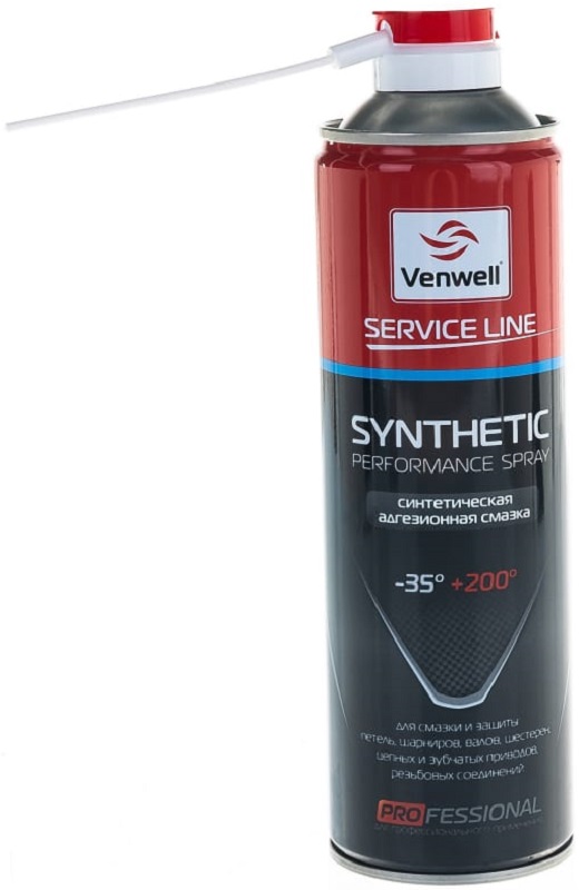 Смазка синтетическая адгезионная Venwell VW-SL-019RU,Synthetic Performance Spray