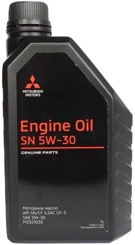 Масло моторное синтетическое Mitsubishi MZ 321035  ENGINE OIL 5W-30, 1л