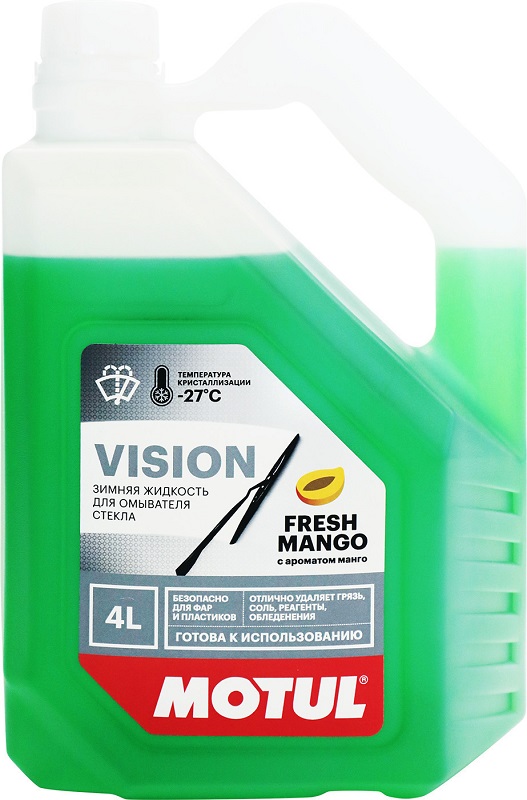 Зимняя стеклоомывающая жидкость Motul 109335 vision fresh mango