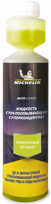 Стеклоомывающая жидкость Michelin 31975 суперконцентрат,Лимонный аромат