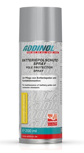 Смазка для защиты клемм аккумулятора Addinol Batteriepolschutz Spray 4014766602985 (200 мл)