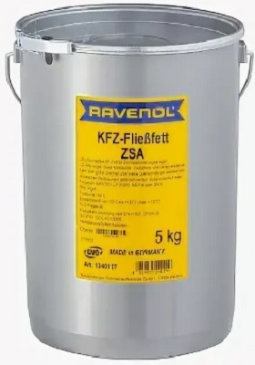 Смазка пластичная литиевая Ravenol 4014835201156 Fliebfett ZSA