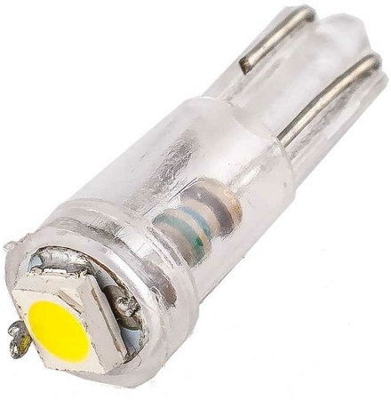 Лампа светодиодная Маяк 12T5-W/1SMD Standart W1,2W 12В