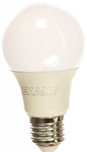 Лампа светодиодная Rexant 60-4001 груша a60 9,5 вт e27 903 лм 2700 k теплый свет