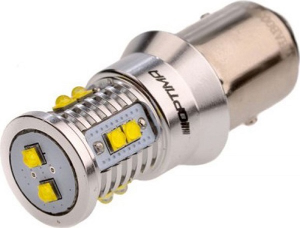 Лампа светодиодная Optima OP-P21/4W-CAN-50W P21/4W 12-24В 7,7Вт, 1шт