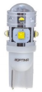 Лампа светодиодная Optima OP-W5W-CAN-30W W5W / W16W 12-24В 30Вт, 1шт