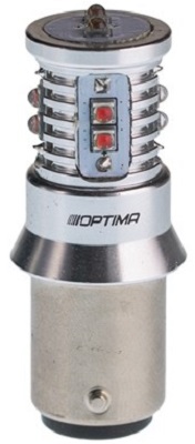 Лампа светодиодная Optima OP-PY21W-CAN-Y-50W PY21W / P21W 12-24В 7,7Вт, 1шт