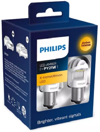 Лампа светодиодная Philips 11498XUAXM X-treme Ultinon LED gen2 PY21W 12-24В 1,8Вт