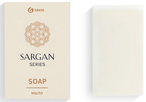 Мыло Sargan Grass HR-0036, картонная коробка, 20гр