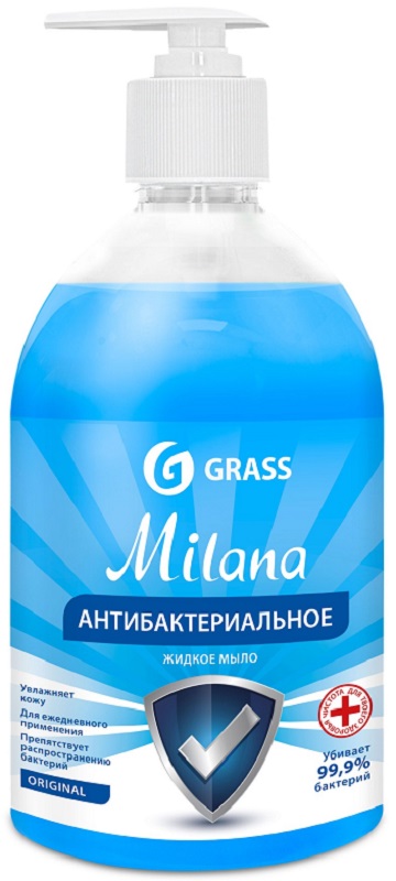 Мыло жидкое антибактериальное Grass 126705 Milana Original, 500мл