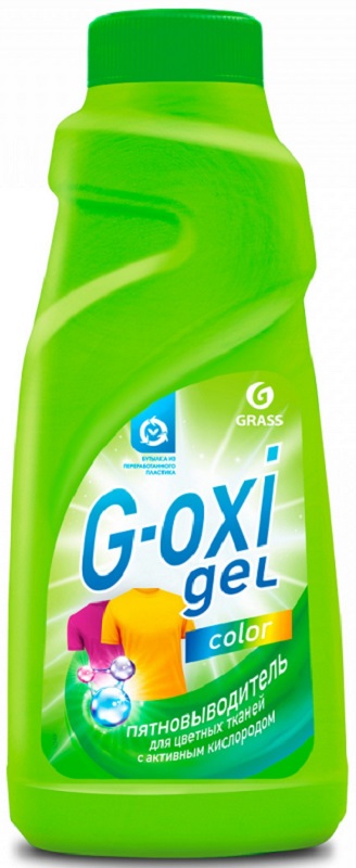 Пятновыводитель G-Oxi Grass 125409 для цветных вещей с активным кислородом, 500мл