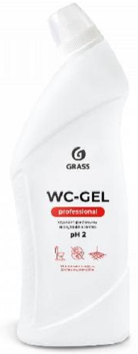 Чистящее средство для сан. узлов WC-gel Professional Grass 125535, 750мл