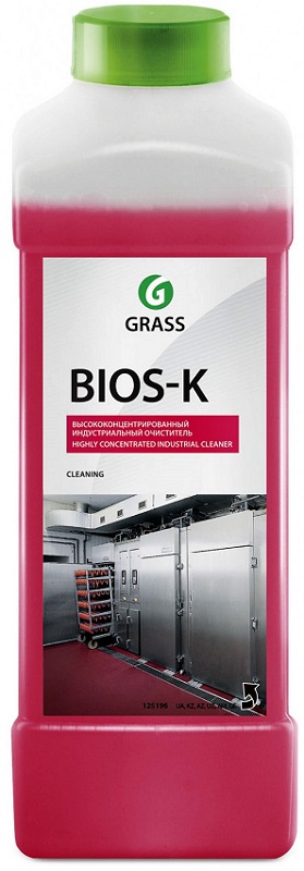 Высококонцентрированное щелочное средство Bios K Grass 270100, 1л