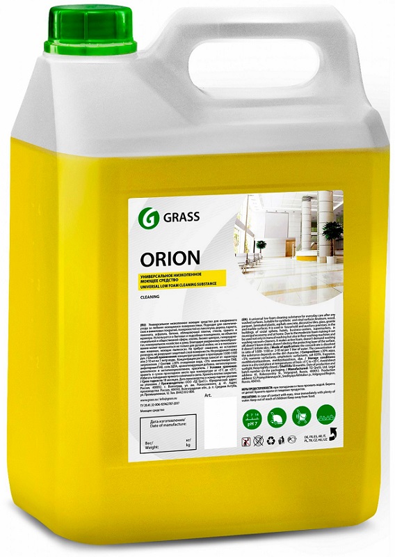 Универсальное низкопенное моющее средство Orion Grass 125308, 5кг