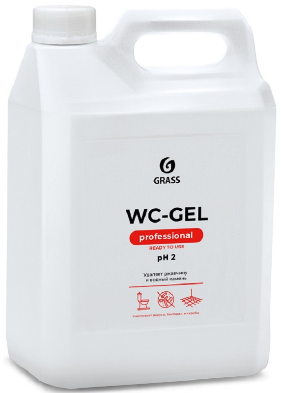Средство для чистки сантехники WC-gel Grass 125203, 5,3кг