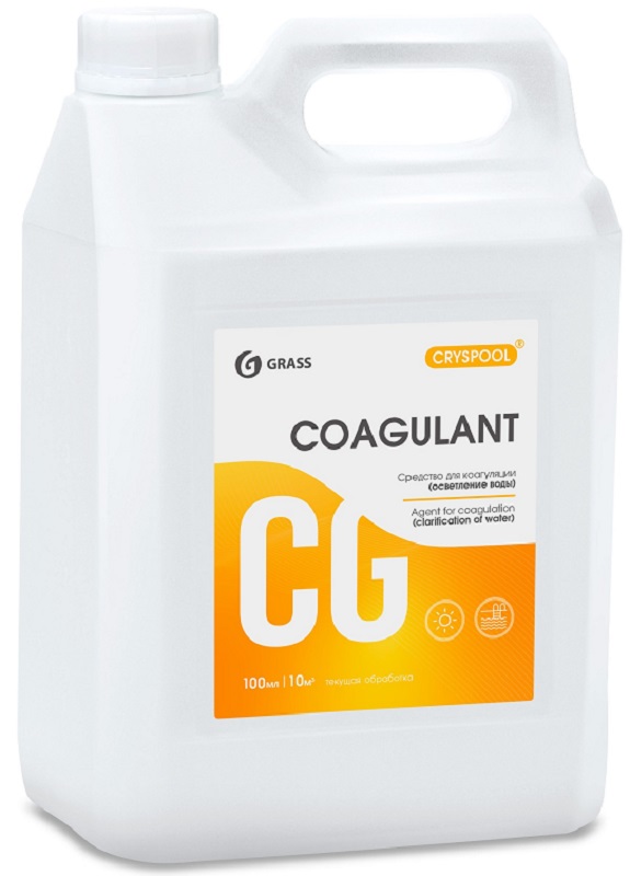 Средство для коагуляции (осветления) воды CRYSPOOL Coagulant Grass 150011, 5,9кг
