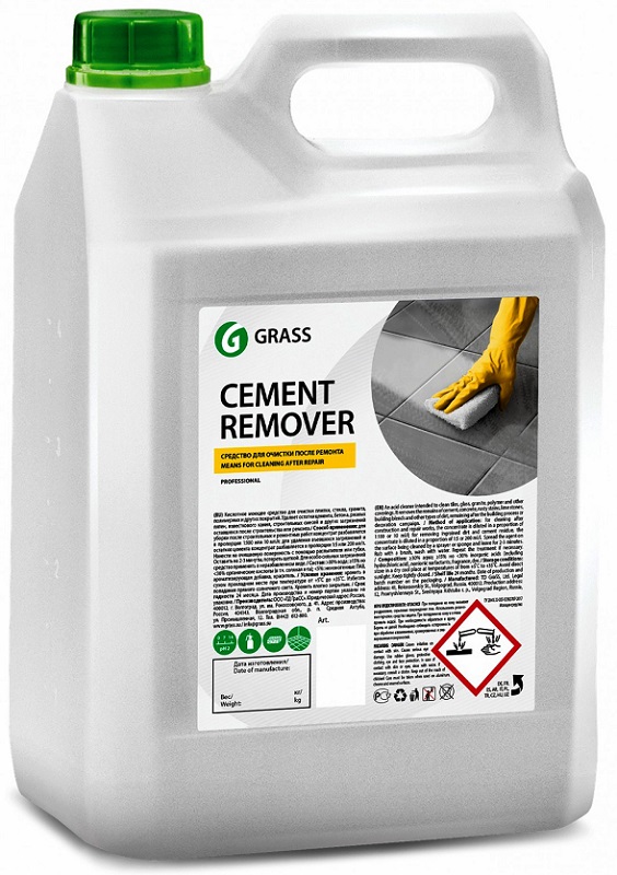 Средство для очистки после ремонта Cement Remover Grass 125442, 5,8кг