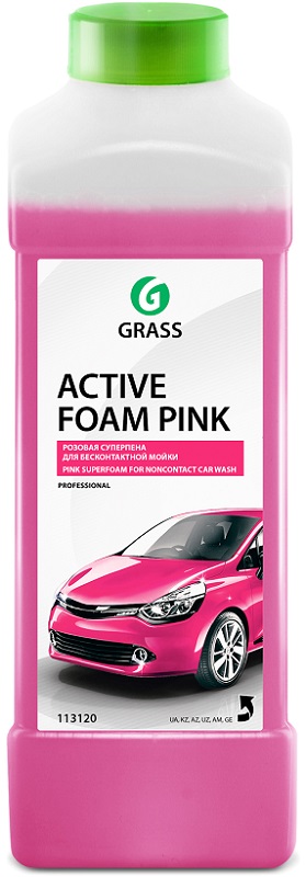 Активная пена Active Foam Pink Grass 113120, цветная пена, 1л