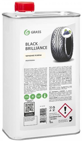 Чернитель резины Black Brilliance Grass 125100, 1 л