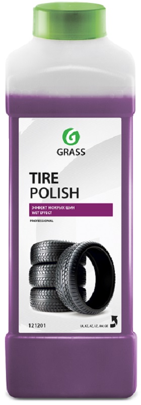 Полироль чернитель шин Tire Polish Grass 121201, 1 л