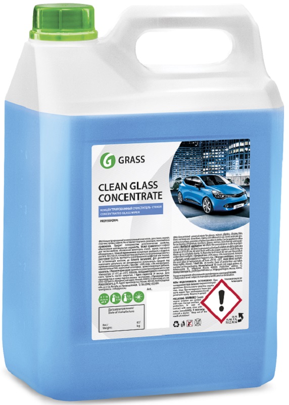 Очиститель стекол Clean Glass Concentrate Grass 130101, 5л