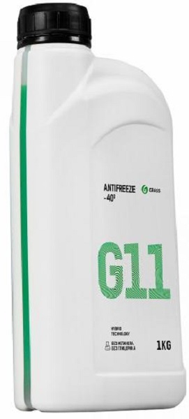 Жидкость охлаждающая низкозамерзающая Антифриз G11 -40 Grass 110329, 1 кг