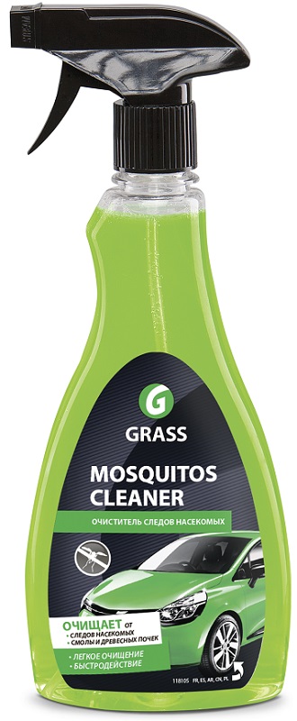 Средство для удаления следов насекомых Mosquitos Cleaner Grass 118105, 500мл