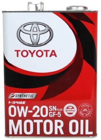 Масло моторное синтетическое Toyota 08880-13205 Motor Oil 0W-20, 4л