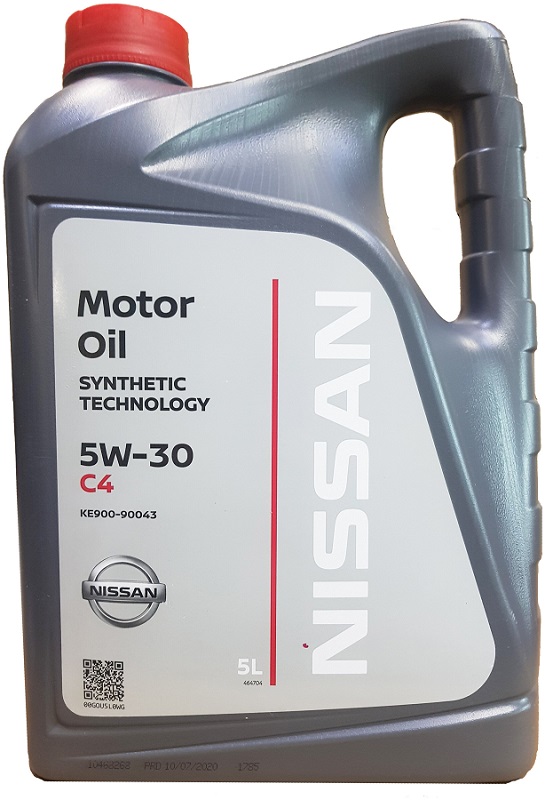Масло моторное синтетическое Nissan KE900-90043 Motor Oil 5W-30, 5л