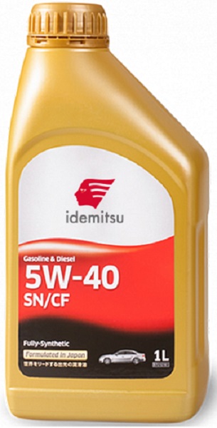 Масло моторное синтетическое Idemitsu 30015048-724 Gasoline & Diesel F-S SN-CF 5W-40, 1л