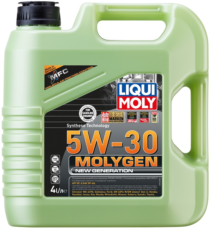 Масло моторное синтетическое Liqui Moly 9042 Molygen New Generation 5W-30, 4л