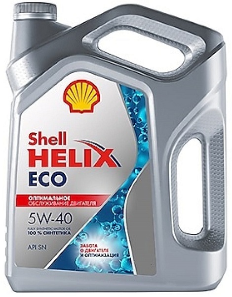 Масло моторное синтетическое Shell 550058241 Helix ECO 5W-40, 4л