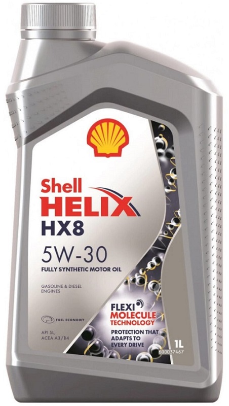 Масло моторное синтетическое Shell 550046372 Helix HX8 Synthetic 5W-30, 1л