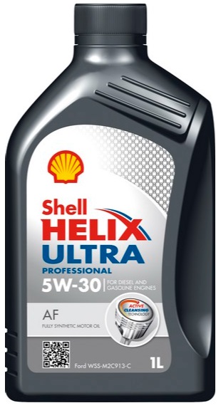 Масло моторное синтетическое Shell 550040639 Helix Ultra Pro AF 5W-30, 1л