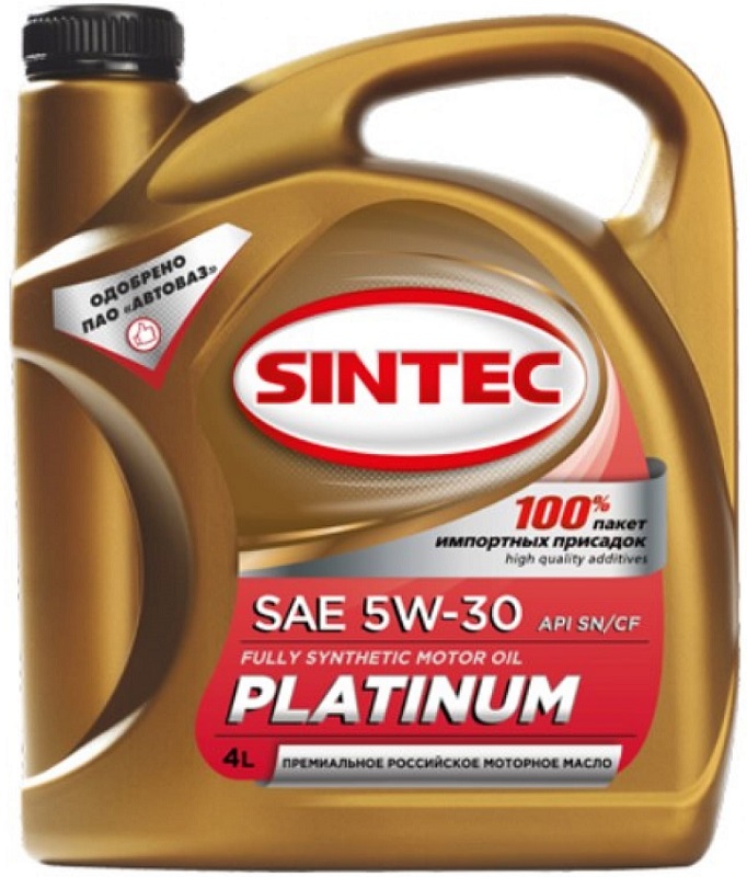 Масло моторное синтетическое Sintec 801939 Platinum 5W-30, 4л