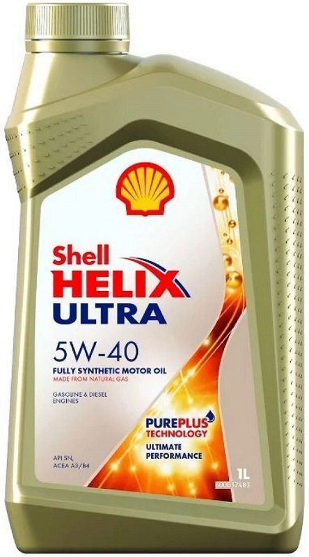 Масло моторное синтетическое Shell 550046367 Helix Ultra 5W-40, 1л