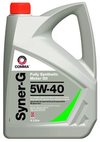 Масло моторное синтетическое Comma SYN4L Syner-G 5W-40, 4л