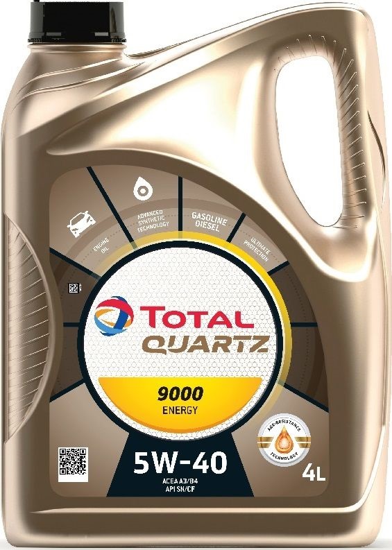 Масло моторное синтетическое Total 10220501 QUARTZ 9000 ENERGY 5W-40, 4л
